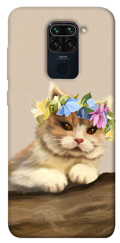 Чохол Cat in flowers для Xiaomi Redmi 10X