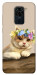 Чехол Cat in flowers для Xiaomi Redmi 10X