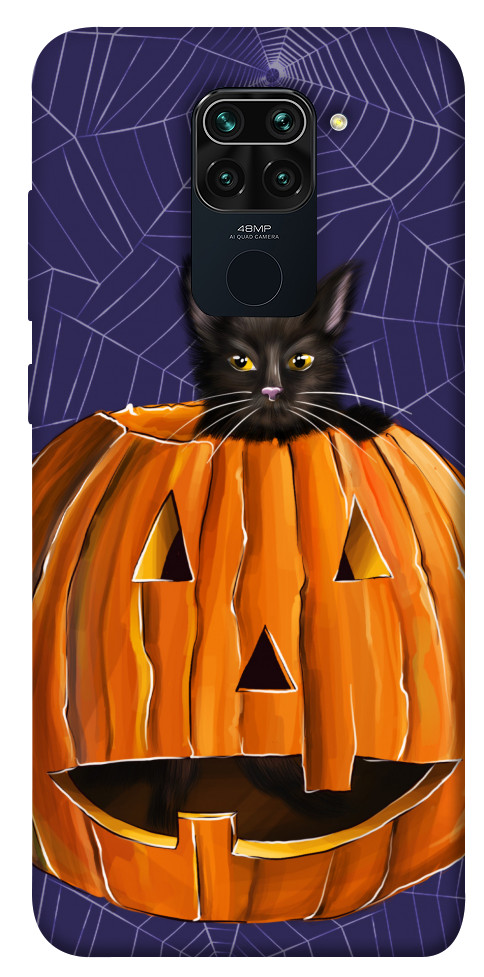 Чехол Cat and pumpkin для Xiaomi Redmi 10X