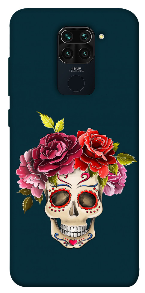 Чохол Flower skull для Xiaomi Redmi 10X