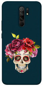 Чохол Flower skull для Xiaomi Redmi 9