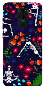 Чохол Yoga skeletons для Xiaomi Redmi Note 9