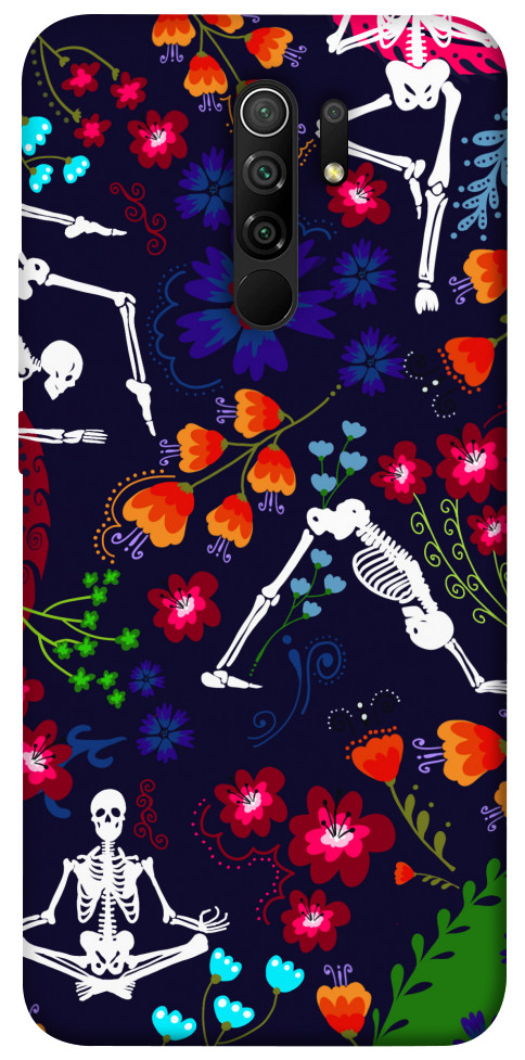 Чохол Yoga skeletons для Xiaomi Redmi 9