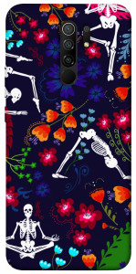 Чохол Yoga skeletons для Xiaomi Redmi 9