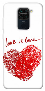 Чехол Love is love для Xiaomi Redmi 10X