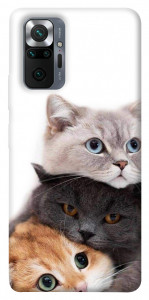 Чехол Три кота для Xiaomi Redmi Note 10 Pro