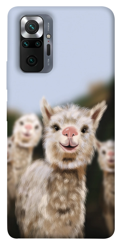 Чехол Funny llamas для Xiaomi Redmi Note 10 Pro