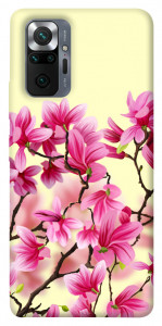Чехол Цветы сакуры для Xiaomi Redmi Note 10 Pro