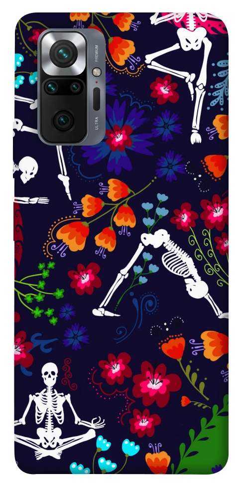 Чехол Yoga skeletons для Xiaomi Redmi Note 10 Pro