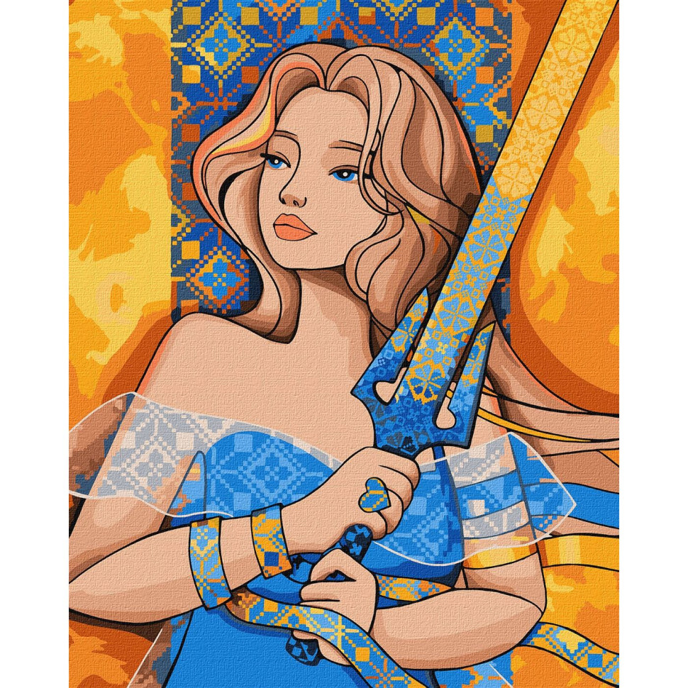 Картина по номерам "Отважная" ©mosyakart Идейка KHO2593 40х50 см (Разные цвета)