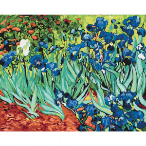 Картина по номерам "Ирисы" Ван Гог Brushme BS51339 40х50 см (Разные цвета)
