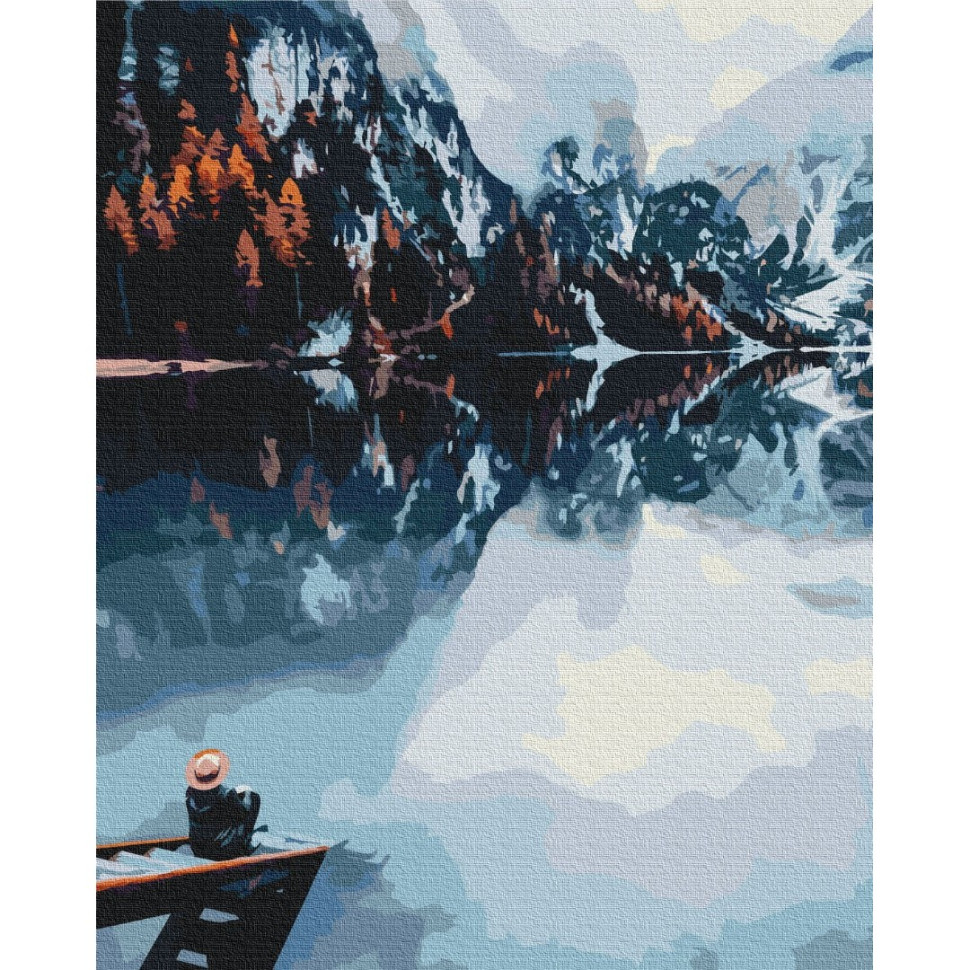 Картина по номерам "Осень на первом плане" Brushme BS53288 40х50 см (Разные цвета)