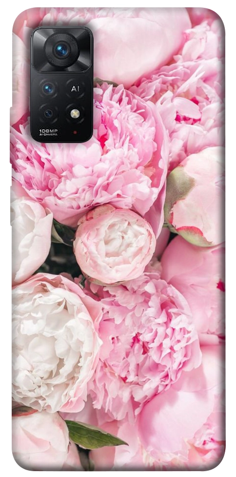 Чехол Pink peonies для Xiaomi Redmi Note 11 Pro 5G