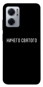 Чехол Ничего святого black для Xiaomi Redmi Note 11E