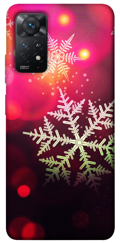 Чохол Сніжинки для Xiaomi Redmi Note 11 Pro 5G