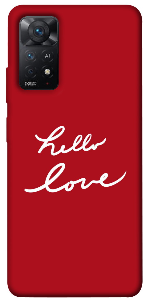 Чохол Hello love для Xiaomi Redmi Note 11 Pro 5G