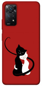 Чехол Влюбленные коты для Xiaomi Redmi Note 11 Pro 5G