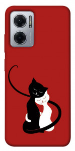 Чехол Влюбленные коты для Xiaomi Redmi Note 11E
