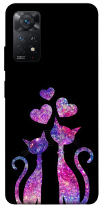 Чехол Космические коты для Xiaomi Redmi Note 11 Pro 5G