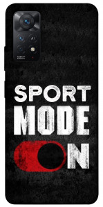 Чехол Sport mode on для Xiaomi Redmi Note 11 Pro (Global)