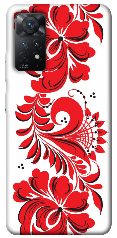 Чехол Червона вишиванка для Xiaomi Redmi Note 11 Pro 5G