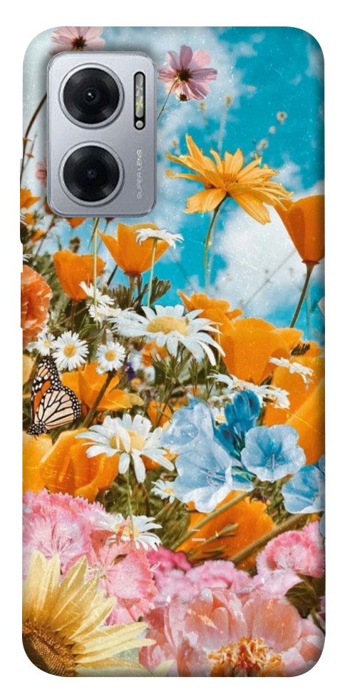 Чехол Летние цветы для Xiaomi Redmi Note 11E