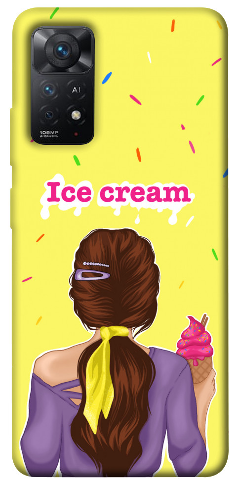 Чохол Ice cream girl для Xiaomi Redmi Note 11 Pro 5G