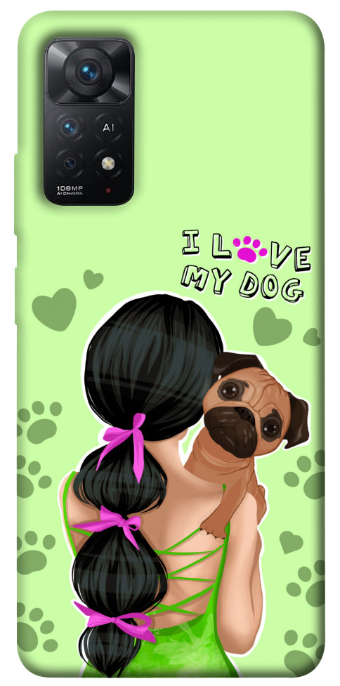 Чехол Love my dog для Xiaomi Redmi Note 11 Pro 5G