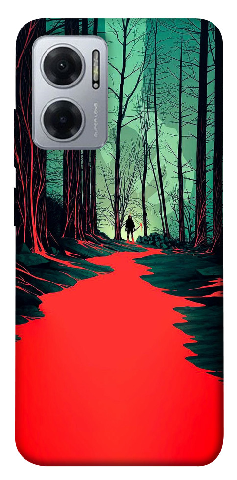 Чехол Зловещий лес для Xiaomi Redmi Note 11E