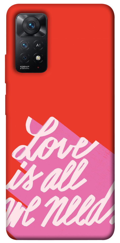 Чехол Love is all need для Xiaomi Redmi Note 11 Pro 5G