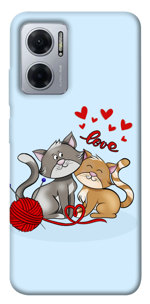 Чехол Два кота Love для Xiaomi Redmi Note 11E