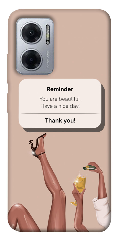 

Чехол Beautiful reminder для Xiaomi Redmi Note 11E 1496365