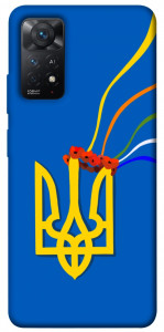 Чехол Квітучий герб для Xiaomi Redmi Note 11 Pro (Global)