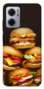 Чехол Сочные бургеры для Xiaomi Redmi Note 11E