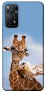 Чехол Милые жирафы для Xiaomi Redmi Note 11 Pro 5G