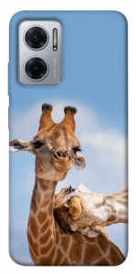 Чехол Милые жирафы для Xiaomi Redmi Note 11E