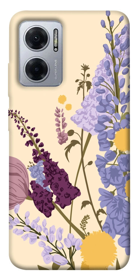 Чехол Flowers art для Xiaomi Redmi Note 11E