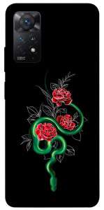 Чехол Snake in flowers для Xiaomi Redmi Note 11 Pro 5G