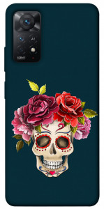 Чехол Flower skull для Xiaomi Redmi Note 11 Pro 5G