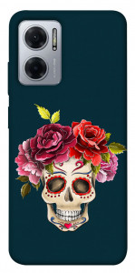Чехол Flower skull для Xiaomi Redmi Note 11E