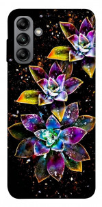 Чехол Flowers on black для Galaxy A04s