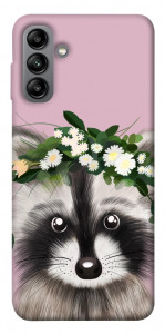 Чохол Raccoon in flowers для Galaxy A04s