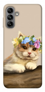 Чехол Cat in flowers для Galaxy A04s