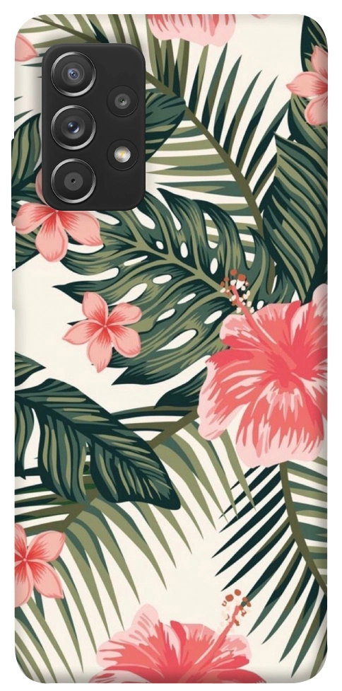 Чехол Tropic flowers для Galaxy A72 5G