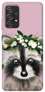 Чехол Raccoon in flowers для Samsung Galaxy A72 5G