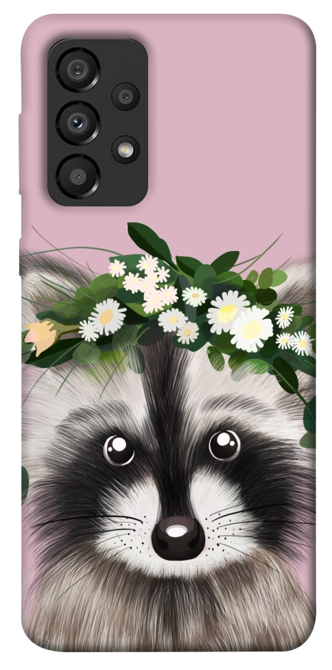 Чехол Raccoon in flowers для Galaxy A33 5G