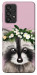 Чехол Raccoon in flowers для Galaxy A33 5G