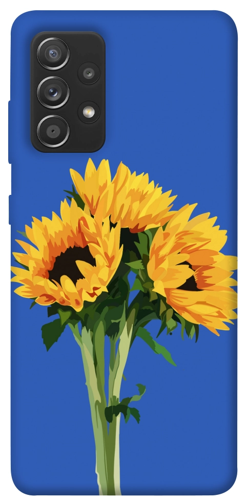 Чехол Bouquet of sunflowers для Galaxy A72 5G