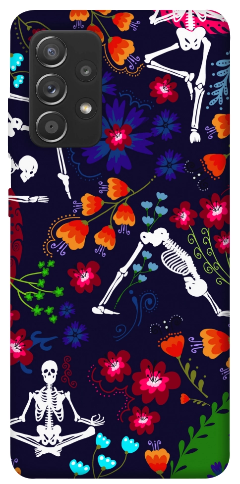 Чехол Yoga skeletons для Galaxy A72 5G