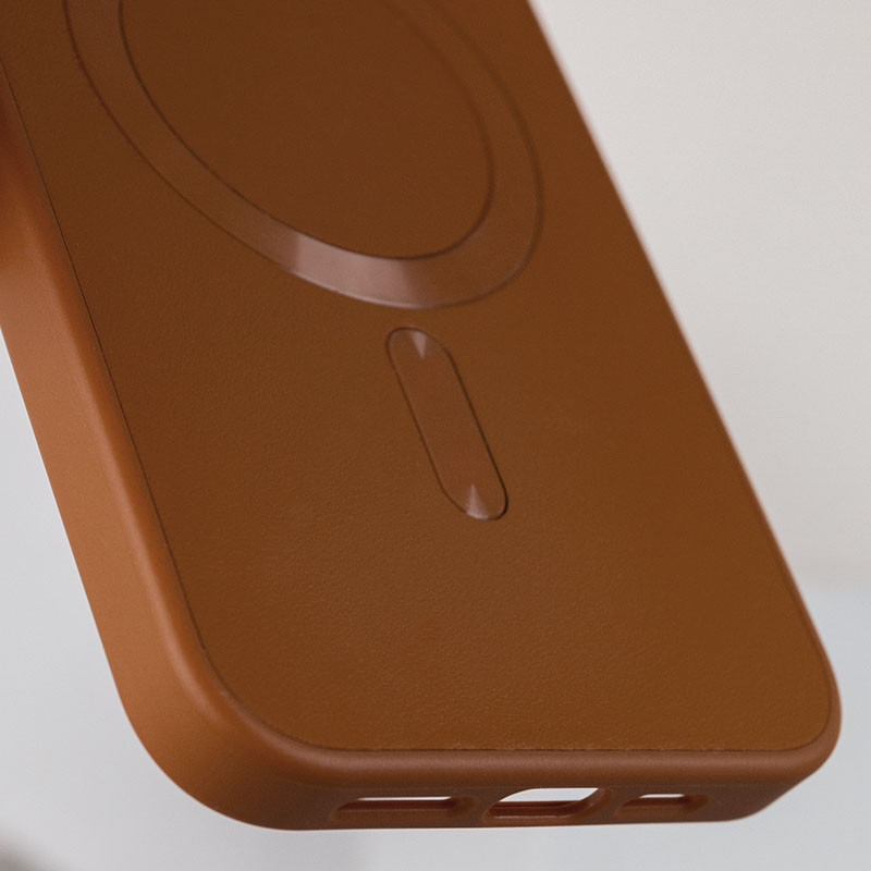 Кожаный чехол Bonbon Leather Metal Style with Magnetic Safe для Apple iPhone 11 (6.1") (Коричневый / Brown) в магазине vchehle.ua